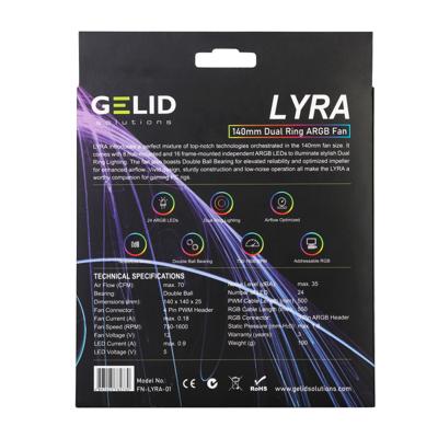 Gelid Solutions Lyra - 140MM ARGB Fan