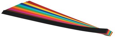 Folia vlechtstroken 50 x 1,5 cm, pak van 200 stuks in geassorteerde kleuren