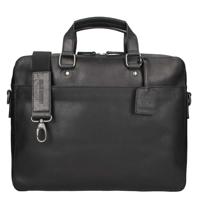Leonhard Heyden Dakota Briefcase 1 Compartment black2 - thumbnail