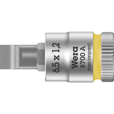 Wera 8700 A FL 05003322001 Plat Dopsleutel-bitinzet Houderfunctie 1/4 6.5 mm 1/4 (6,3 mm)