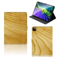 iPad Pro 11 2020/2021/2022 Tablet Book Cover Licht Hout - thumbnail