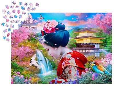 Geisha Garden Puzzel 1000 Stukjes