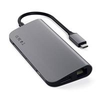 Satechi ST-TCMM8PAM interface hub USB 3.2 Gen 1 (3.1 Gen 1) Type-C 625 Mbit/s Grijs - thumbnail