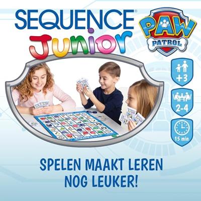 Gioco da tavolo - GOLIATH - Paw Patrol Junior Sequence - Gioco per famiglie per bambini di 3 anni