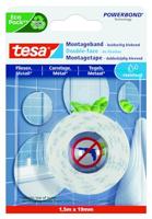 Tesa Powerbond montagetape Waterproof, 19 mm x 1,5 m - thumbnail