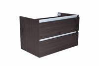 Wiesbaden Vision onderkast+ 2 laden 80x46 houtnerf grijs - thumbnail