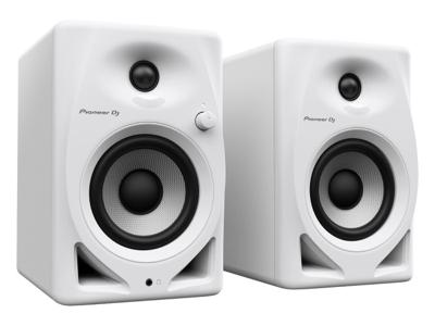 Paar Pioneer DJ DM-40D-W monitoring speakers - Bass Reflex - 2x19W - DJ of Productiemodus - Wit