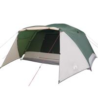 VidaXL Tent met luifel 4-persoons waterdicht groen - thumbnail