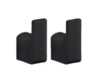 Handdoekhaak 2PCS Sapho Pirenei 2x5.3 cm Mat Zwart Sapho - thumbnail