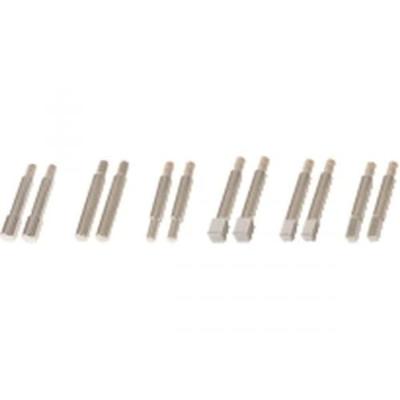 KS Tools 450.0187 Vierkante adapter, 10 mm, verpakking van 2 stuks, verchroomd