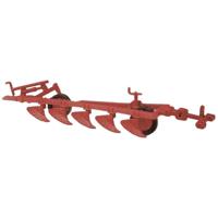 Busch 8717 TT Landbouw Ploeg met 5 scharen, rood - thumbnail