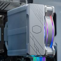 Cooler Master rr-s4ww-20pa-r1 hyper 212 halo white, 4-pin, argb, 120mm, 650-2050 rpm, 27 dba (max) - thumbnail
