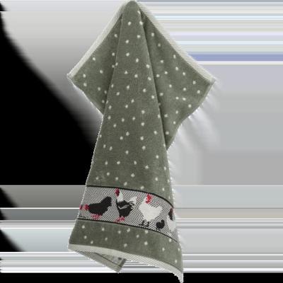 Bunzlau Castle Bunzlau Castle Chickens keukendoek 53x60 Dark Green