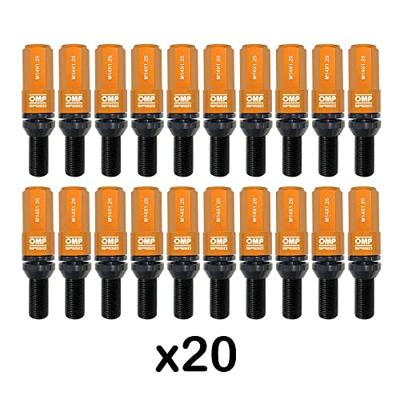 Schroevenkit OMP OMPS09971410 28 mm Oranje M14 x 1,25