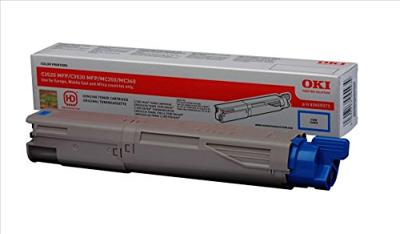 Oki Toner Kit cyaan - 2500 pagina&apos;s - 43459371