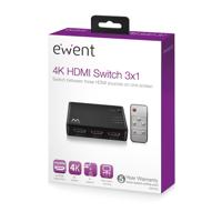 AV-adapter/-converter Ewent EW3730 HDMI 4K Zwart - thumbnail