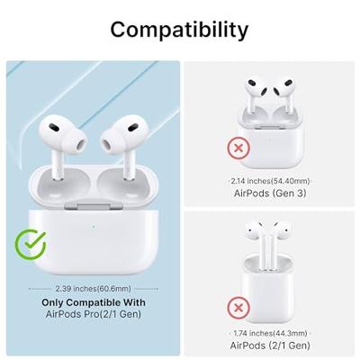 Catalyst Slim Case voor AirPods Pro Skin voor Apple AirPods Pro Charging Case, verwisselbare kleuren, beschermhoes Soft Skin, compatibel draadloos opladen - Neon Roze