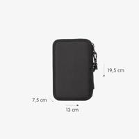 Dubbele etui Milan Sunset Zwart Roze 19,5 x 13 x 5 cm 36 Onderdelen - thumbnail