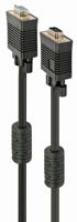 Gembird VGA/VGA M/F 10m VGA kabel VGA (D-Sub) Zwart - thumbnail
