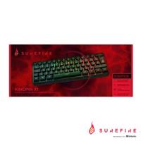 Surefire Gaming KingPin X1 Gaming-toetsenbord Kabelgebonden, USB QWERTY, Italiaans Zwart Verlicht, Multimediatoetsen - thumbnail