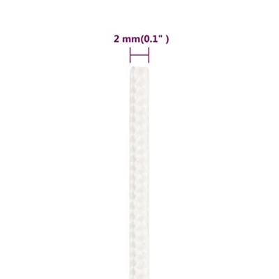 Boottouw 2 mm 250 m polypropyleen volwit Boottouw 2 mm 250 m polypropyleen volwit