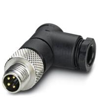 Phoenix Contact 1554209 Sensor/actuator connector, niet geassembleerd M8 Aantal polen (sensoren): 4 Stekker, haaks 1 stuk(s) Piece - thumbnail