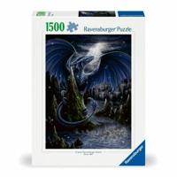 Ravensburger - Puzzel 1500 stukjes - De blauwe draak - Volwassenen en kinderen vanaf 14 jaar - Hoogwaardige puzzel 80x60cm -12000731 - thumbnail