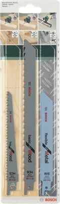 Bosch Accessoires Reciprozaagbladenset S 922 Ef, S 644 D, S 1111 K | 3-delig - 2609256715 Bosch Accessoires Reciprozaagbladenset S 922 Ef, S 644 D, S 1111 K | 3-delig - 2609256715