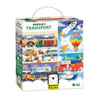 Banana Panda - puzzel transport - 24st. - thumbnail