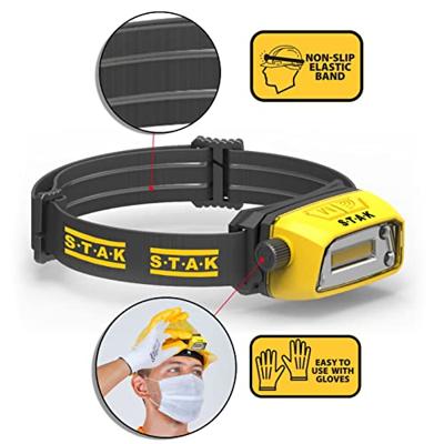 Hoofdlamp met ledlamp, oplaadbaar en verstelbaar Stak 3 W 300 Lm
