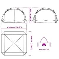 Muskietentent met dak Azure Blauw 434 x 434 x 230 cm - thumbnail