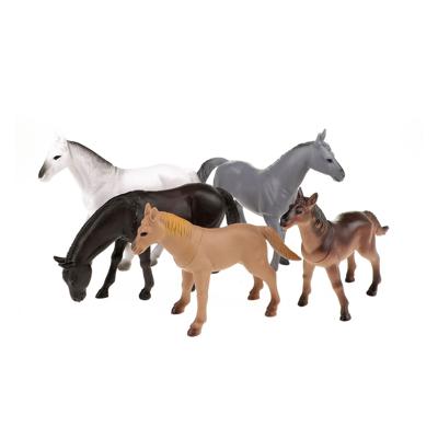 Toi-Toys Toi toys paarden 5 stuks in zak