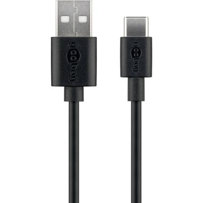 Goobay USB-C laadkabel 1m zwart - 9550300 Goobay USB-C laadkabel 1m zwart - 9550300
