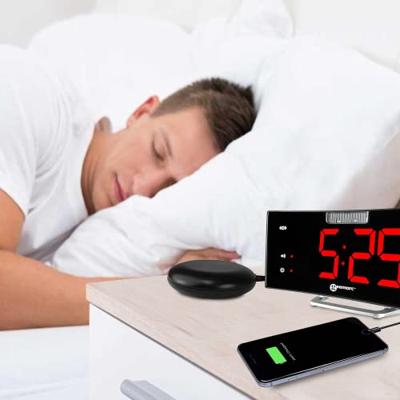 Geemarc Wake 'n Shake Curve Wekker met Trilkussen - thumbnail