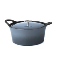 Cuisinox Cuisinox Braadpan - Denim Blue - 25 cm - Gietijzer - thumbnail