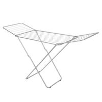 Metaltex vulcano tec droogrek 18 m drooglijn 55x180/106x100 cm zilver - thumbnail