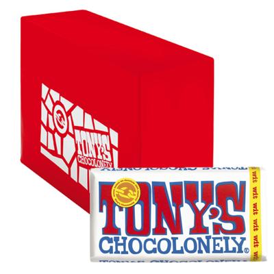 Chocolade tony chocolonely wit reep 180gr | 15 stuks Chocolade tony chocolonely wit reep 180gr | 15 stuks