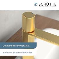 Schütte Wastafelkraan (Goud) - thumbnail