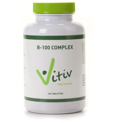 Vitiv Vitamine B 100 complex 100 Tabletten