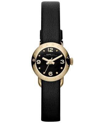 Horlogeband Marc by Marc Jacobs MBM1254 Leder Zwart 10mm Horlogeband Marc by Marc Jacobs MBM1254 Leder Zwart 10mm