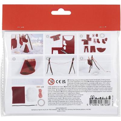 Creativ Company Mini hobbyset kabouterdeur, wasgoed, 1 doos Creativ Company Mini hobbyset kabouterdeur, wasgoed, 1 doos