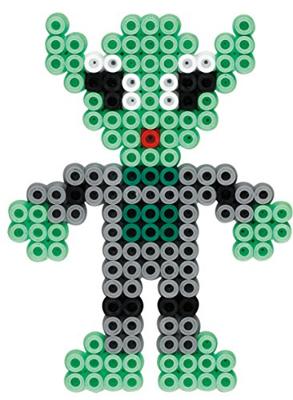 Hama strijkkralenset - ruimtevaart, 2500st.