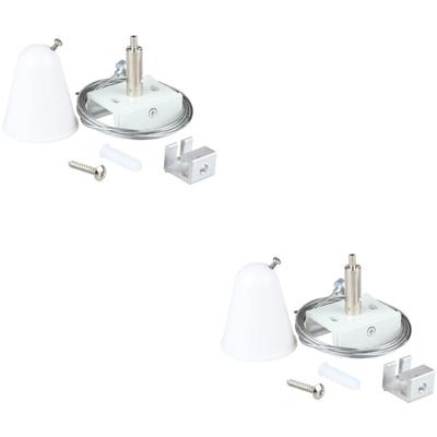 Spanningsrail Ophangset 2 Pack - Facto - 3 Fase - 1 Meter - Wit