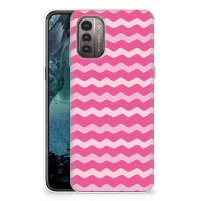 Nokia G21 | G11 | TPU bumper | Waves Pink Nokia G21 | G11 | TPU bumper | Waves Pink