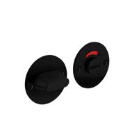 Intersteel WC-sluitingTira met venster zwart schroefgat - 0023.340960 - thumbnail