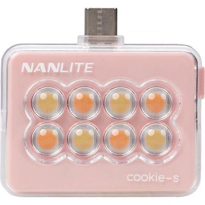 Nanlite cookie-s LED Mini Light (coral pink)