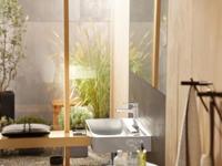 Hansgrohe Metropol 110 wastafelkraan - 18.4cm hoog - push open waste - voorsprong 13.5cm - brushed bronze (brons) 32507140 - thumbnail