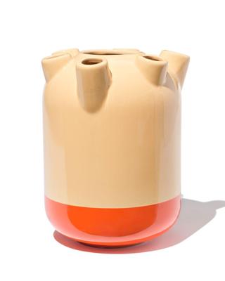 HEMA Tulpenvaas Ø18.5x22cm Perzik (perzik)