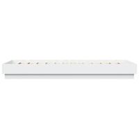 Bedframe met LED-verlichting wit 100x200 cm - thumbnail