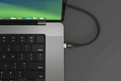 Hyper HyperJuice silicone USB-C naar USB-C kabel (1m/240W) - Black - thumbnail